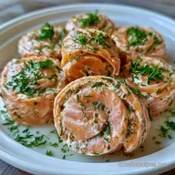Roul&eacute; Saumon Fromage Frais en 17 Minutes