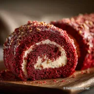 Rouleaux de Cannelle Red Velvet Moelleux et Gla&ccedil;age Cr&eacute;meux Beurre Noisette