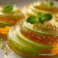 Salade de Fruits en Gel&eacute;e Vanille Citron Vert Recette Classique Fran&ccedil;aise