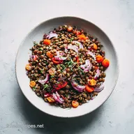 Salade de Lentilles Simple pour 4 Portions