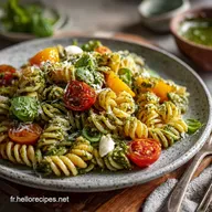 Salade de p&acirc;tes au pesto vegan Recette fra&icirc;cheur rapide pour l&eacute;t&eacute;