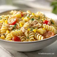 Salade Pates Mais 2 pour 4 Personnes : Texture Cr&eacute;meuse
