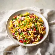 Salade de P&acirc;tes Cowboy : Une Recette Compl&egrave;te pour 8 Personnes