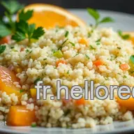 Salade de Quinoa &agrave; la Menthe Fra&icirc;che et Agrumes - Fra&icirc;cheur M&eacute;diterran&eacute;enne