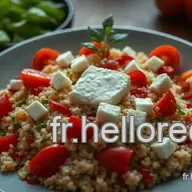 Salade Quinoa Feta : Ma Recette Facile et Ensoleill&eacute;e !