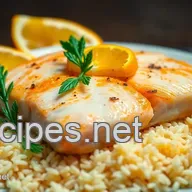 Saumon et riz recette : D&eacute;licieux Saumon aux Agrumes avec Riz Basmati