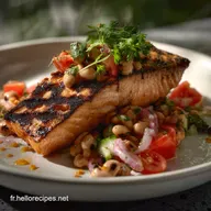 Saumon Grill A La Plancha Et : Peau Croustillante Garantie