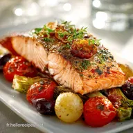Saumon &agrave; la Proven&ccedil;ale au four Recette Facile et Voyage Instantan&eacute;