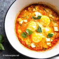 Shakshuka lAvocat Feta Brunch au Soleil Facile