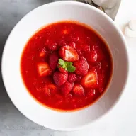 Soupe de Fraises Facile Le Dessert d&Eacute;t&eacute; Rafra&icirc;chissant