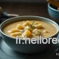 Soupe Patate Douce Velout&eacute;e &agrave; l'Ail et au Gingembre: Recette Facile et R&eacute;confortante