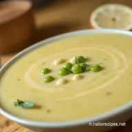 Soupe Froide de Petits Pois Lentr&eacute;e printani&egrave;re facile