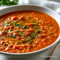 Soupe Lentilles Corail pour 4 Personnes