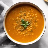 Soupe de Lentilles Marocaine Recette Facile et Parfum&eacute;e