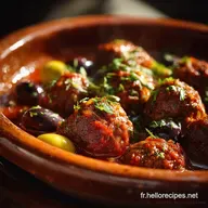 Tajine de Kefta aux Olives : Recette Marocaine Sauce Onctueuse
