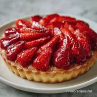 Tarte Aux Fraises Pour 8 Portions