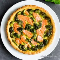 Tarte &Eacute;pinards Saumon Facile Mon Secret Bien Gard&eacute;