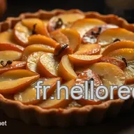Recette traditionnelle : Tarte Normande aux Pommes Caram&eacute;lis&eacute;es