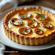 Tarte Oignons Ch&egrave;vre et Miel Ma Recette Rustique Pr&eacute;f&eacute;r&eacute;e