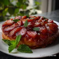 Tarte Tatin Aux Coings Amour de : Caramel Sal&eacute; & Coings Fondants
