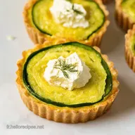 Tartelette Courgette Ma Recette Estivale au Ch&egrave;vre Frais