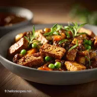 Tempeh sauce arachide v&eacute;gane : Recette facile et croustillante