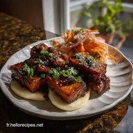 Tofu Caram&eacute;lis&eacute; Pour Bao Buns : Laque Collante et Umami