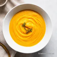 Velout&eacute; de Butternut aux Ch&acirc;taignes Mon Secret dAutomne
