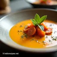 Velout&eacute; ChouFleur Chorizo Automne Gourmand Recette Facile