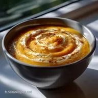 Velout&eacute; de patates douces et de poires Recette Facile et Onctueuse