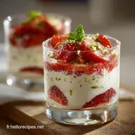 Verrines Fraise Citron Vert Le Dessert sans cuisson Rapide et Chic
