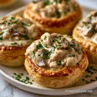 Vol-Au-Vent Au Poulet aux Champignons