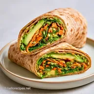 Wrap Froid V&eacute;g&eacute;tarien en 15 Minutes