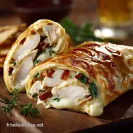 Wrap au poulet et fromage fondant Recette facile du CroqueWrap Parisien