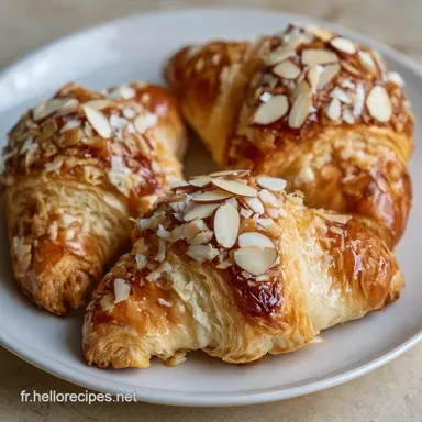 Arayeche Amande Coco : Croissants Orientaux au Miel et Fleur dOranger Fiche recette