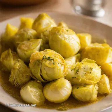 Artichauts Poivrade Saut&eacute;s au Citron Go&ucirc;t de Provence Fiche recette