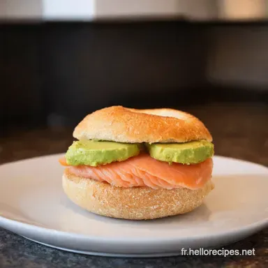 Bagel Saumon Avocat Recette Facile Brunch Parisien Chic Fiche recette