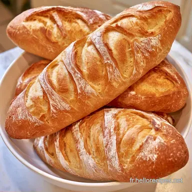 Baguette Rapide Sans Repos en 35 Min Fiche recette