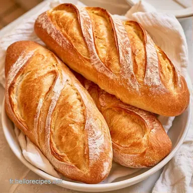 Baguettes Maison Croustillantes Fiche recette
