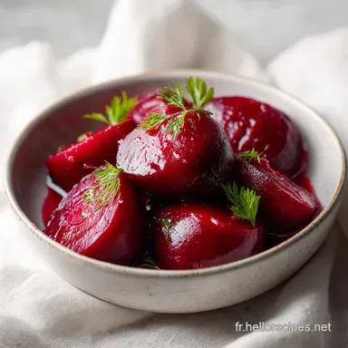 Betteraves Marin&eacute;es Maison en 50 Minutes | Recette Authentique Fiche recette