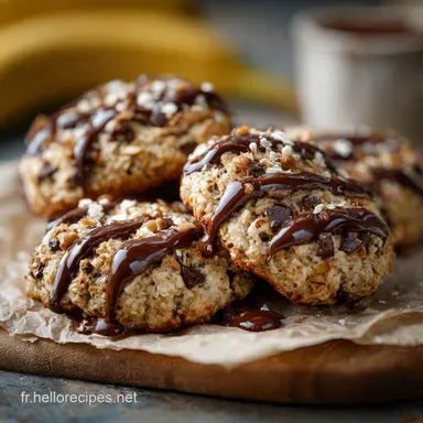 Biscuits avoine banane et chocolat vegan collation saine et rapide Fiche recette