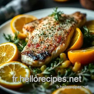 Recette Black Bass : Poisson Sauté aux Agrumes et Herbes Fraîches Fiche recette
