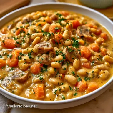 Blanquette V&eacute;g&eacute;tarienne pour 4 Personnes Fiche recette