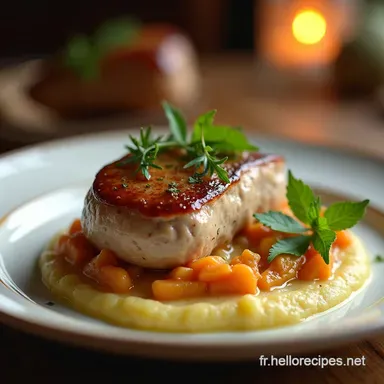 Boudin Blanc au Roquefort le Plat Canaill&eacute; Revisit&eacute; Fiche recette