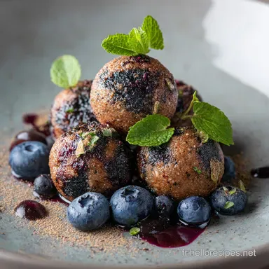 Boules dnergie aux bleuets la collation sant&eacute; sans cuisson en 15 min Fiche recette