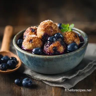Boules dnergie aux bleuets la collation sant&eacute; sans cuisson en 15 min