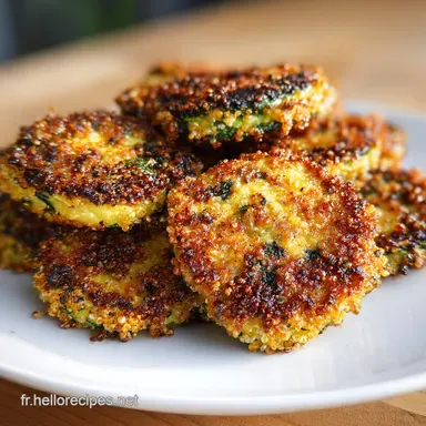 Boulettes Courgettes Croustillantes Fiche recette