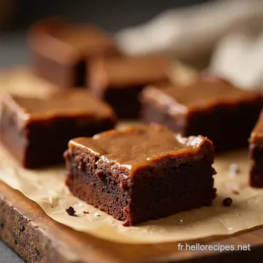 Brownie Chocolat Caramel Au Beurre Mon Secret Gourmand Fiche recette