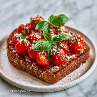 Bruschetta Pain Complet pour 4 Personnes Fiche recette