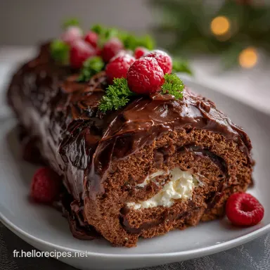 Buche au Chocolat: Biscuit &Eacute;ponge Velout&eacute; Fiche recette